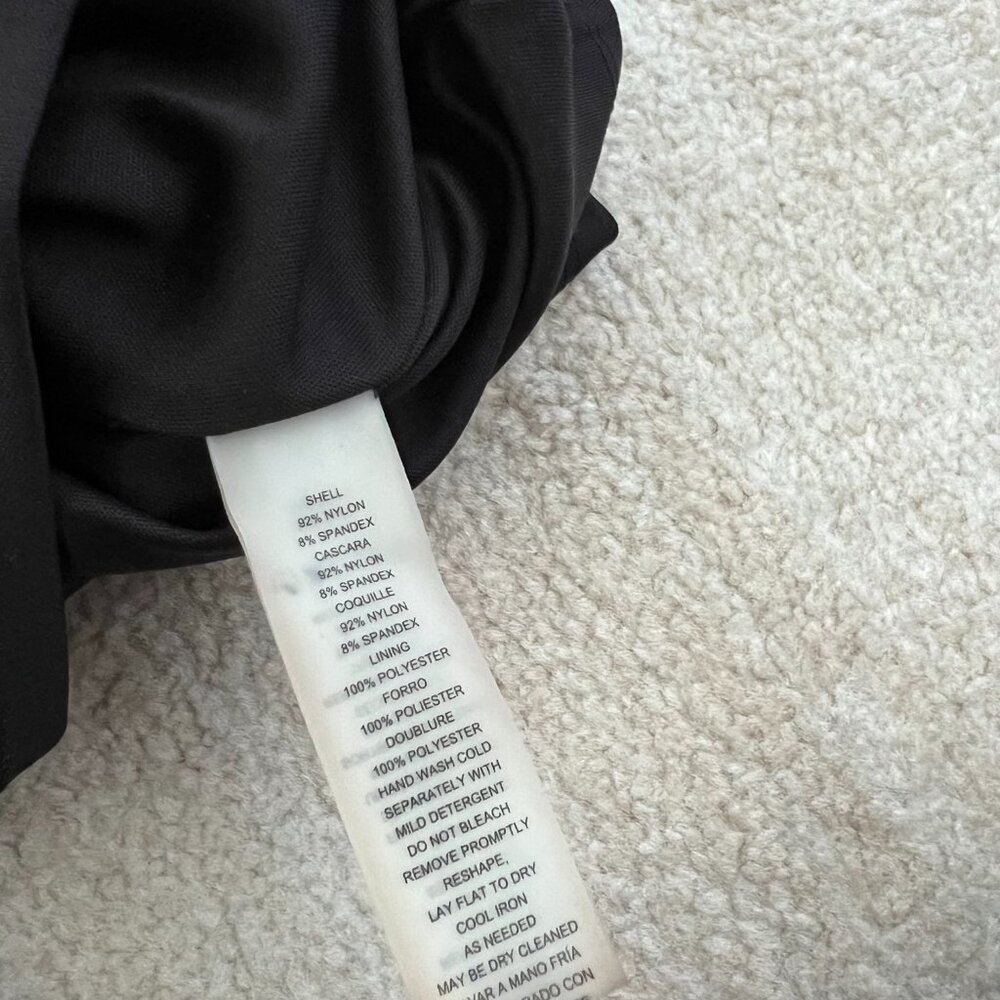 Vince Camuto Black Silver Cocktail Mini Dress 12 - Picture 10 of 10